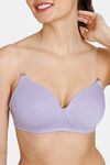Zivame Beautiful Basics Padded Non Wired 3/4Th Coverage Backless Bra - Violet Tulip — thumbnail 5